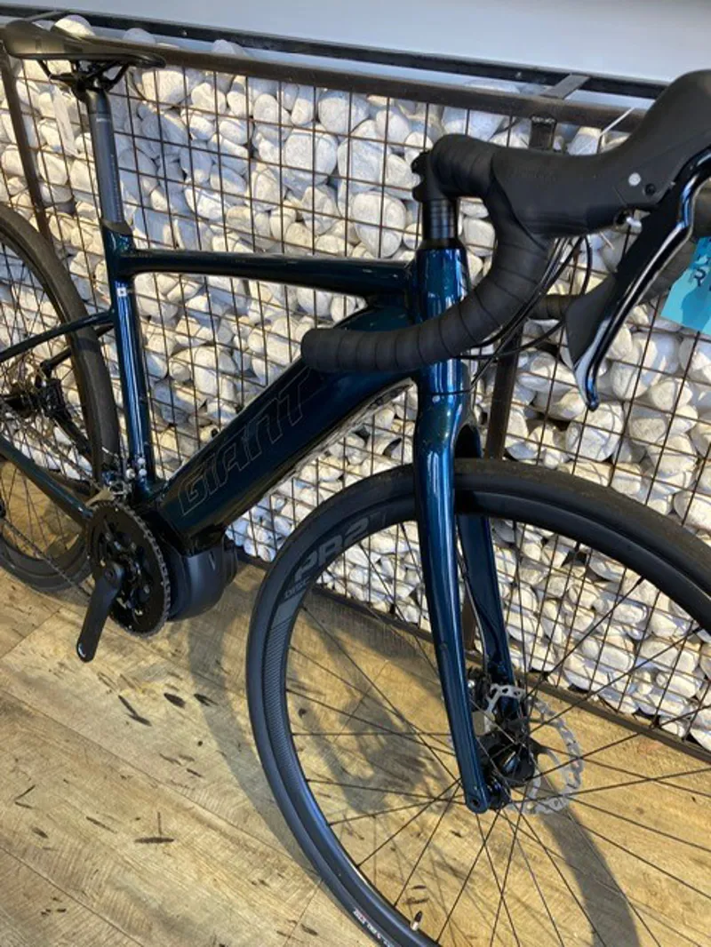 EX-DEMO 2021 Giant Road E+ 2 Pro Electric Bike in Blue-1